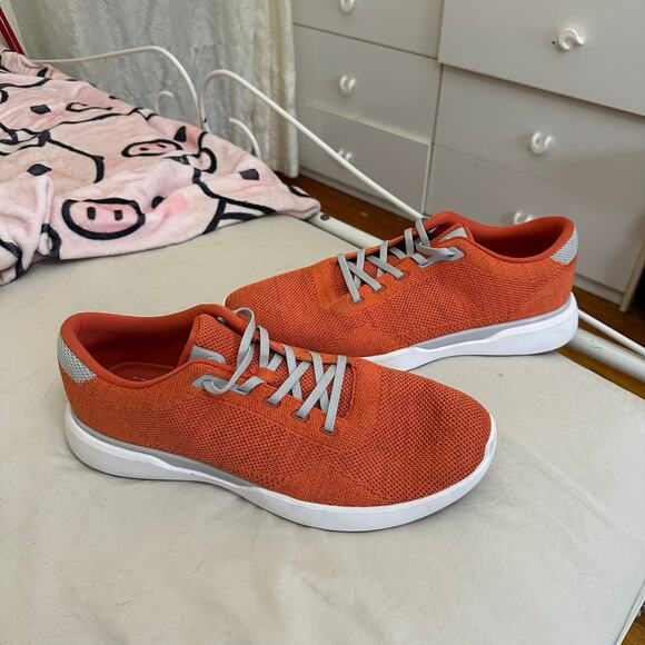 Peter Millar Glide V3 Sneaker Men’s Size 13.5 Sahar Orange MS23EF06 Knit Upper‎ - Picture 14 of 14